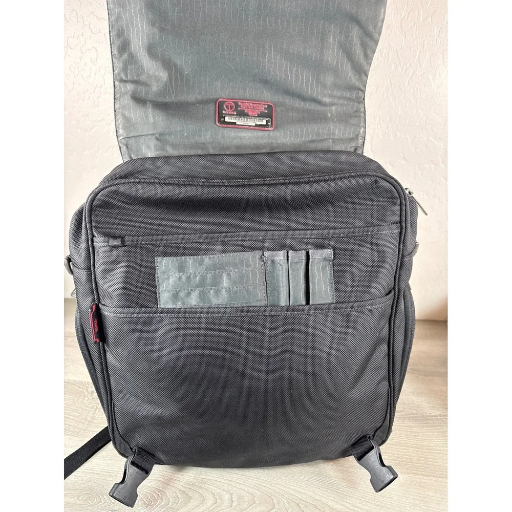 Tumi T-Tech Essential Gear Convertible Backpack Laptop Messenger Bag 67189D